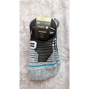 Stance Unisex Small Performance Versa Tab Socks 3 Pack Black Ankle Cushion